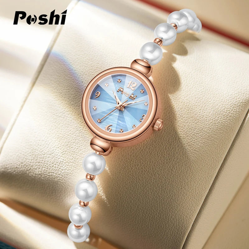 POSHI 985 Causal Wristwatch Luxury Fashion Lady Bracelet Quartz Watch For Women Original Design Top Brand Classic Clock