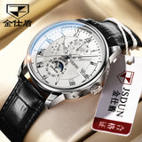 Automatic Mechanical Watch Three Eyes And Six Needles Fashion Trendy